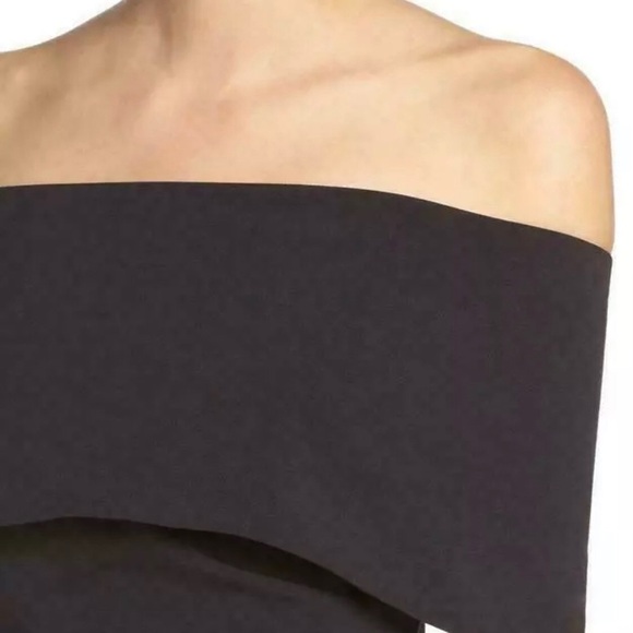 NWOT VINCE CAMUTO Popover Off Shoulder ruched Knee length dress size 8 - Picture 4 of 8
